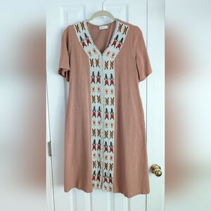 Roolee Knee Length Button Dress